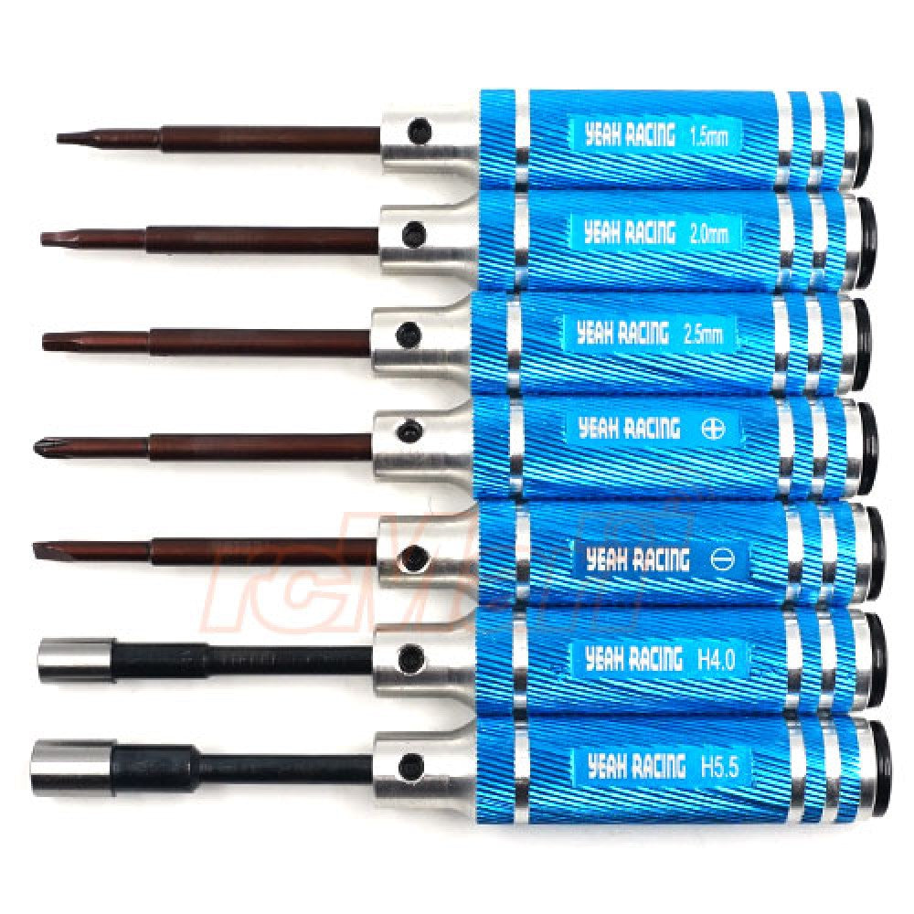 Yeah Racing YT-0136BU MINI TOOLS SET W/ TOOL BAG FOR RC CAR BLUE
