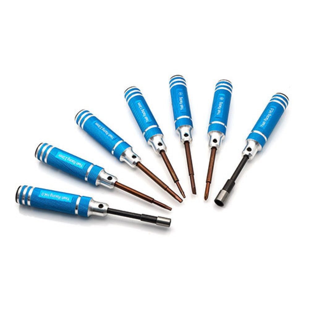 Yeah Racing YT-0136BU MINI TOOLS SET W/ TOOL BAG FOR RC CAR BLUE