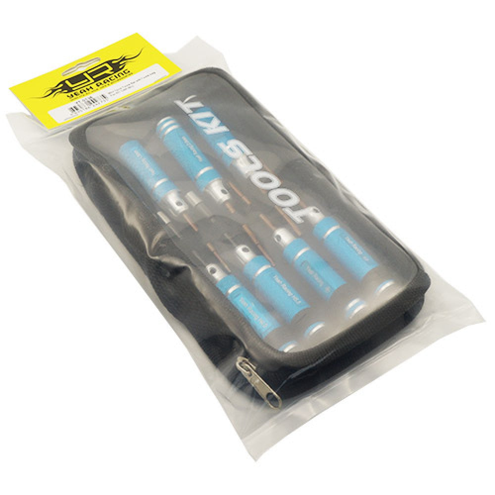 Yeah Racing YT-0136BU MINI TOOLS SET W/ TOOL BAG FOR RC CAR BLUE