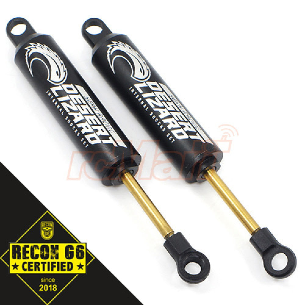 Yeah Racing DDL-090BK 90MM DESERT LIZARD TWO STAGE INTERNAL SPRING DAMPER PAIR BLACK FOR 1/10 CRAWLER 'G6 CERTIFIED'