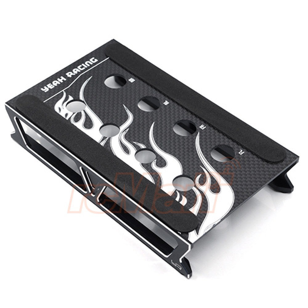 Yeah Racing YT-0149BK MULTI FUNCTION CAR SETUP STAND FOR 1/10 ON ROAD BLACK