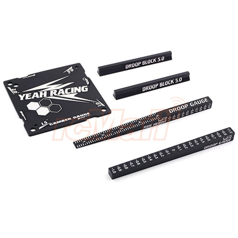 Yeah Racing YT-0175 ALUMINUM CHASSIS SET UP TOOL KIT FOR 1/27 1/28 MINI-Z
