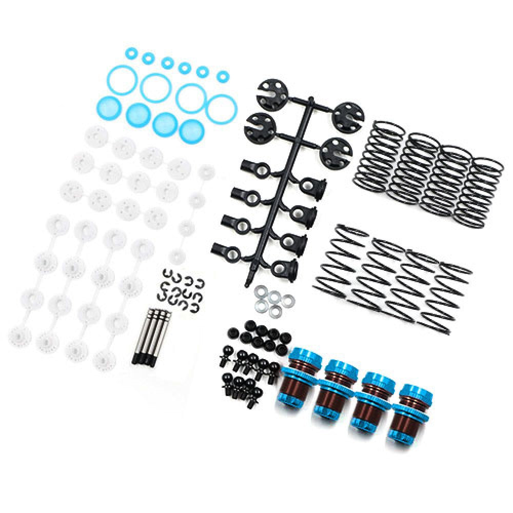 Yeah Racing DBB-1055BU QUTUS SLIDER 55MM JUEGO DE AMORTIGUADOR PARA 1/10 RC DRIFT CAR AZUL