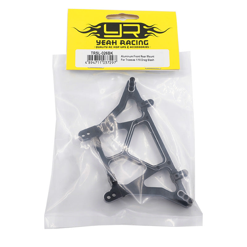 YEAH RACING TRSL-026BK ALUMINUM REAR SHOCK TOWER FITS DRAG SLASH