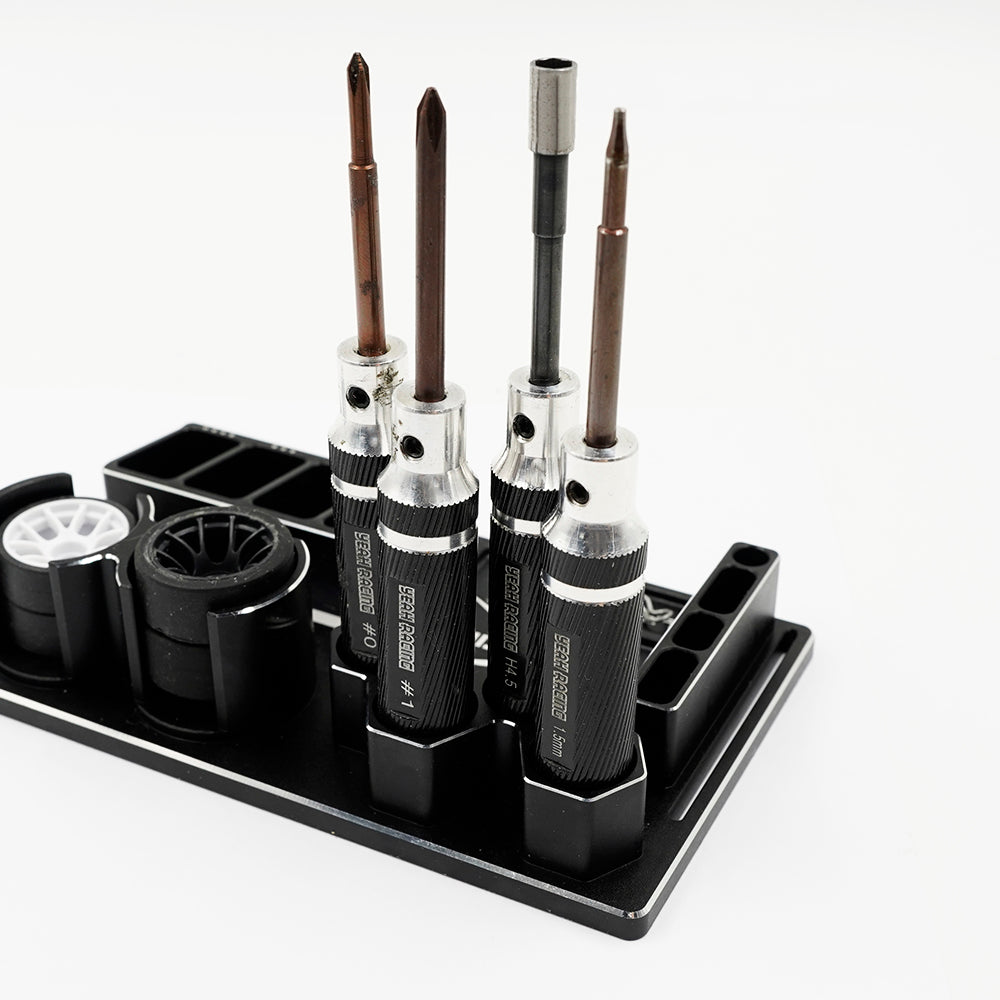 Yeah Racing YT-0217BK ALUMINUM MULTI FUNCTION TOOL STAND FOR MINI-Z