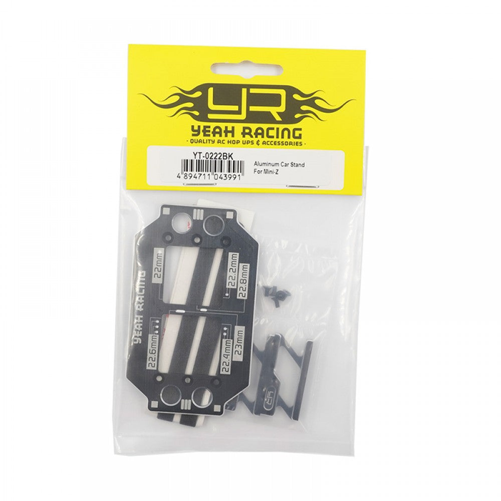 Yeah Racing YT-0222BK ALUMINUM CAR STAND FOR MINI-Z