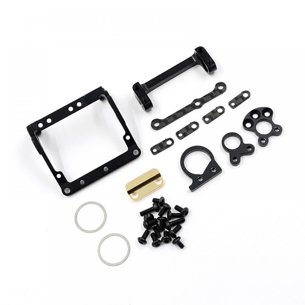 YEAH RACING KY03-001BK ALUMINUM 7075 94-98MM MOTOR MOUNT FOR KYOSHO MINI-Z MR02/03/04