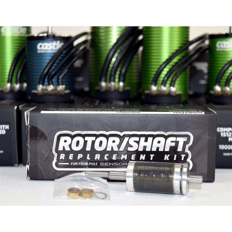 Castle Crations Rotor / Shaft Replacement Kit 1412 3200Kv Motor