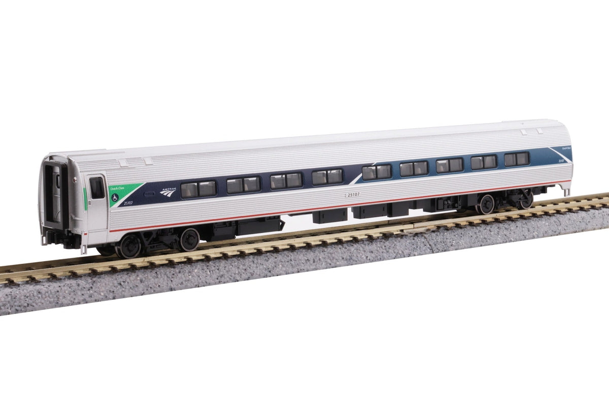 Kato 106-6295 N Amtrak Amfleet II Phase VII Paint Coach 2 Car Set