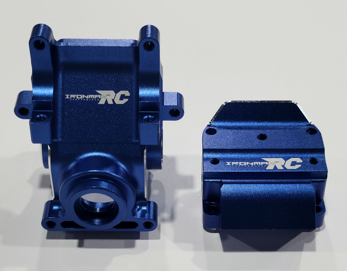 IronManRc AZUL Caja de diferencial de aluminio con cubierta TODOS los autos Arrma 6s