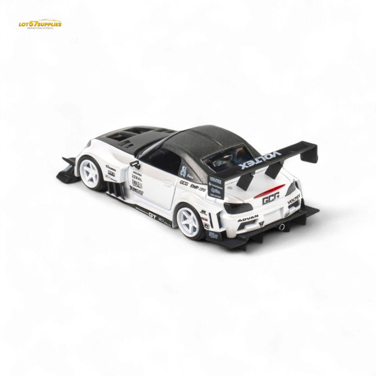 Microturbo Honda S2000 Metallic White 1:64