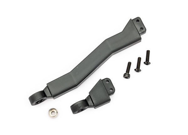 Traxxas 10345X Coupler, boat trailer (long (1), short (1))/ 3x10mm BCS (black stainless) (2)/ 3x10mm CS (black stainless) (1)
