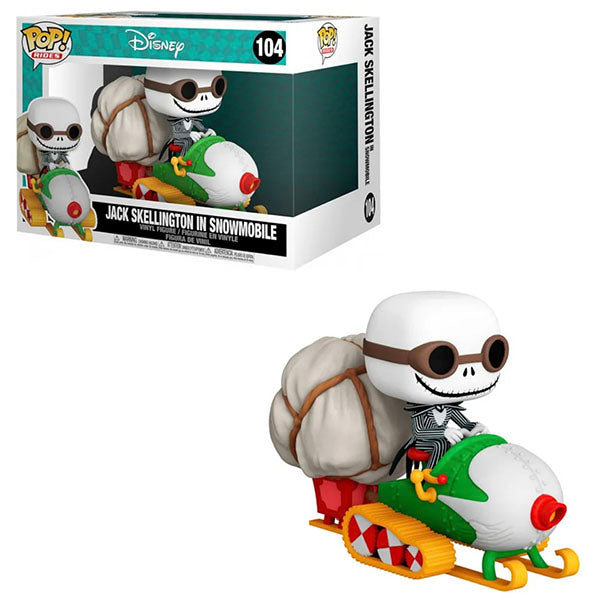 Jack Skellington in Snowmobile (Rides) 104