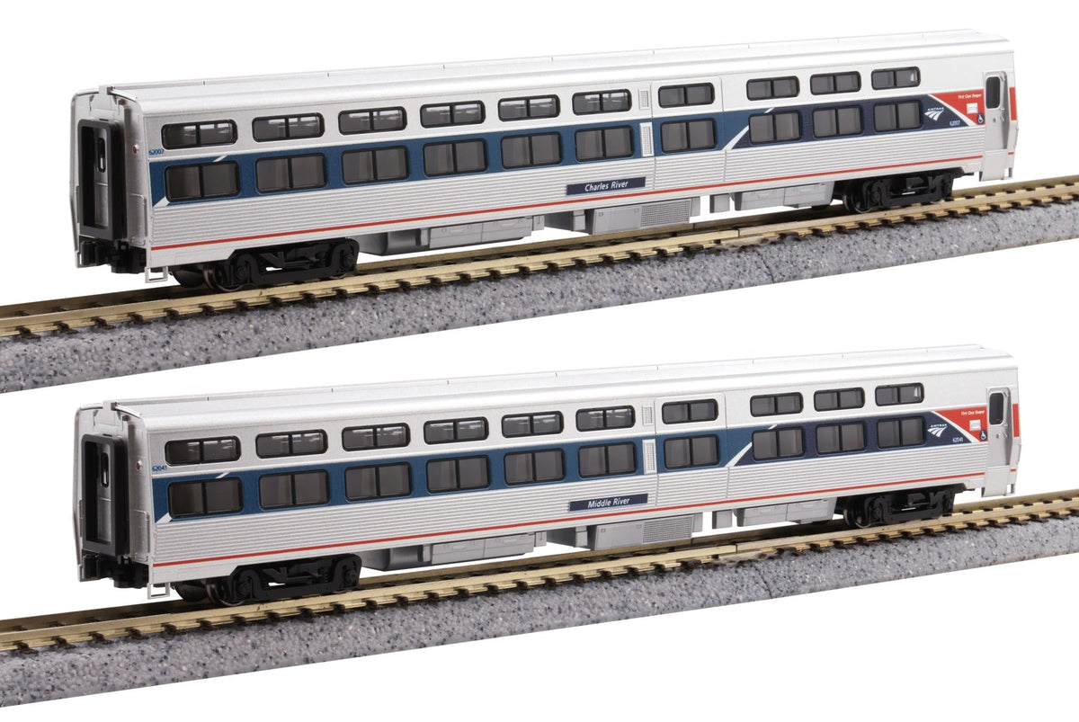 Kato 106-6296 N Amtrak Viewliner I Sleeper 2 Car Set Phase VII