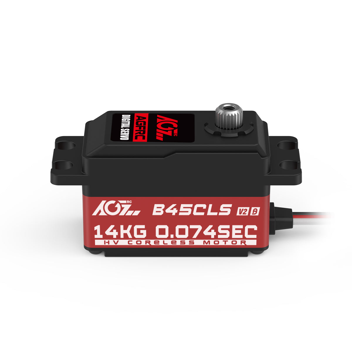 AGFRC B45CLS V2 14KG 0.074Sec HV Steel Gear Low Profile Coreless Digital Servo 1/10 SCALE