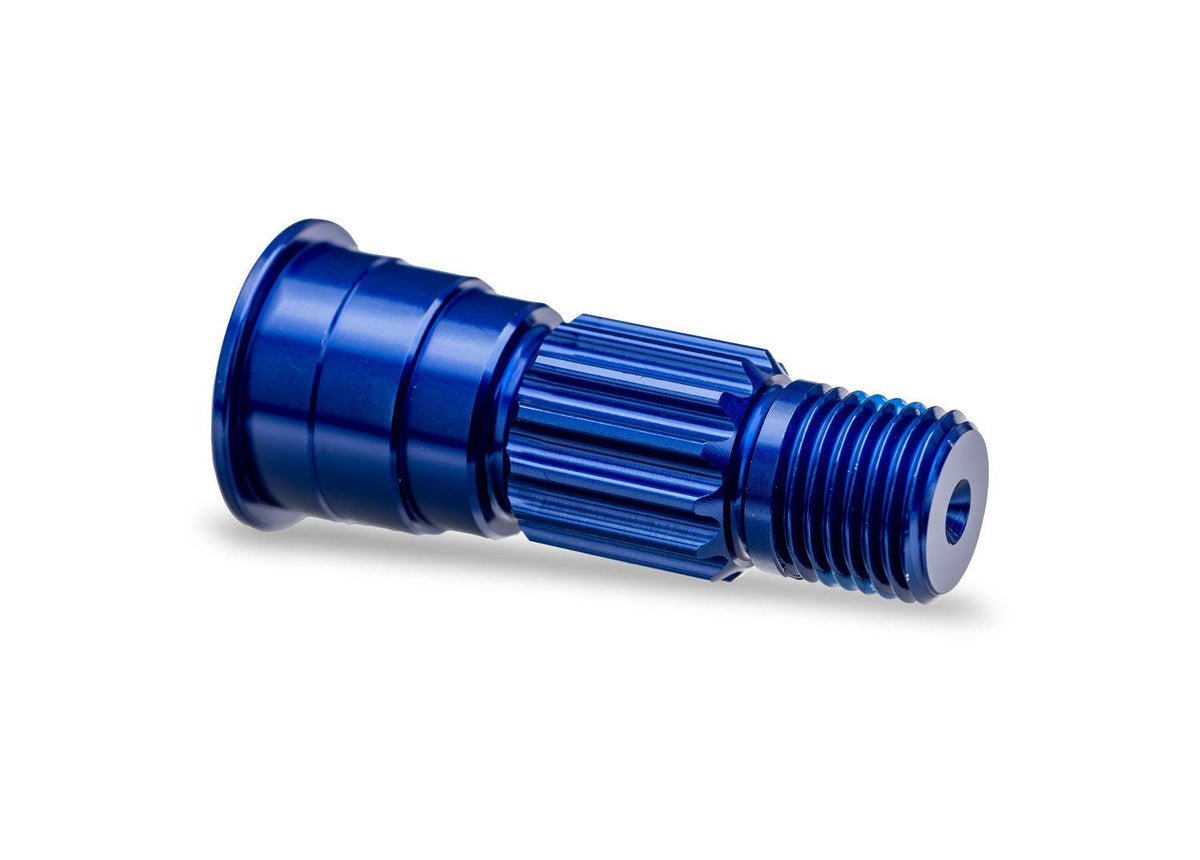 Traxxas 10953-BLUE Blue Aluminum Front Stub Axle: Funco Pro Scale
