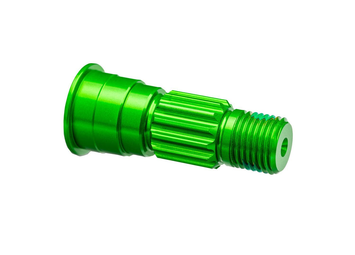 Traxxas 10953-GRN Green Aluminum Front Stub Axle: Funco Pro Scale