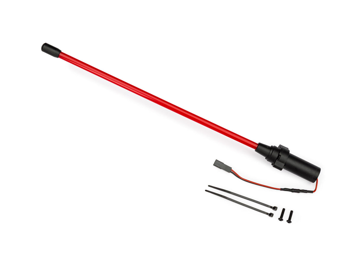 Traxxas 10992-RED Red LED Whip Light w/ Flex-Tech Mount