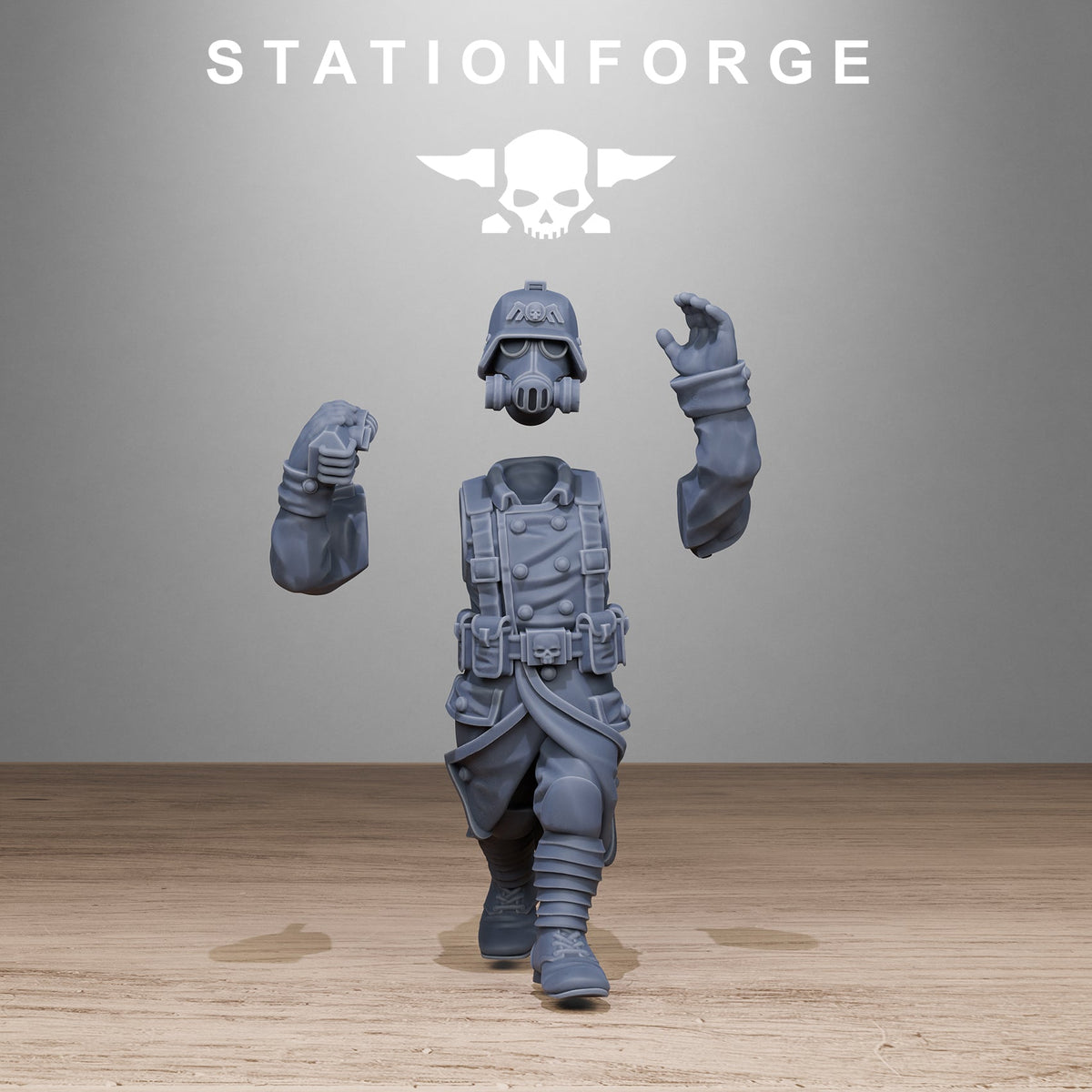 3D Printed GrimGuard Light Artillery by Stationforge Miniatures
