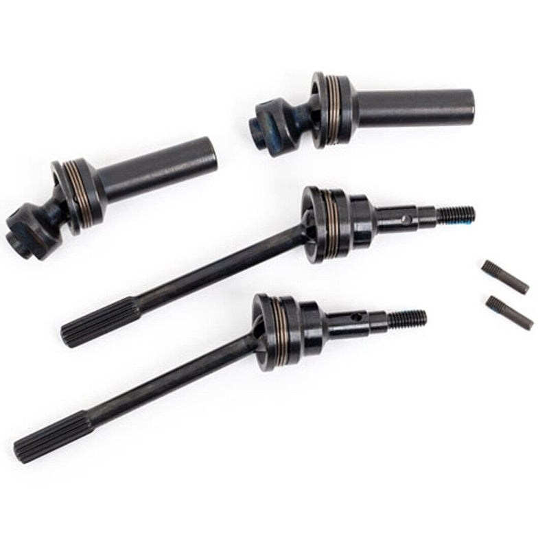 Traxxas 9051R Driveshafts, front, extreme heavy duty with 6mm stub axles