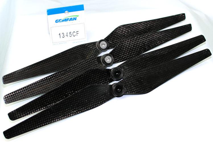 Gemfan DJI Inspire 1 1345 CW CCW Carbon Fiber Self Tightening Props 2 Pairs
