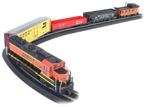BACHMANN 00706 HO Rail Chief BNSF Diesel Freight Set/GP40