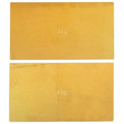 Team Associated 91744 Brass Under Battery Weight Set (2) RC10B6