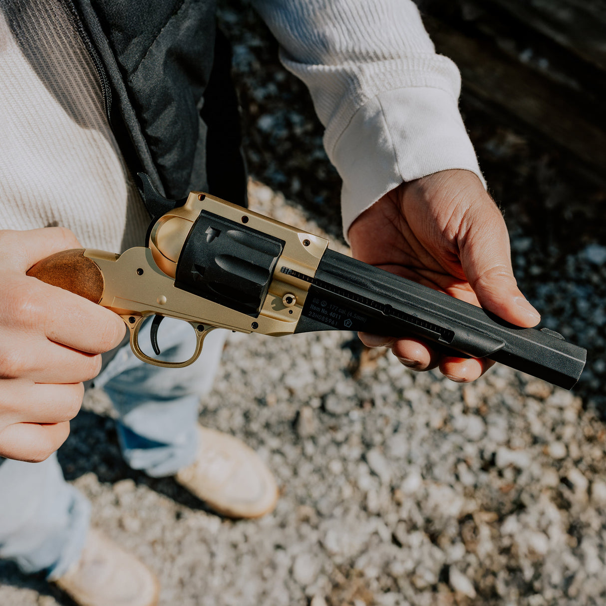 1858 CO2 Pistol Kit - Black & Gold