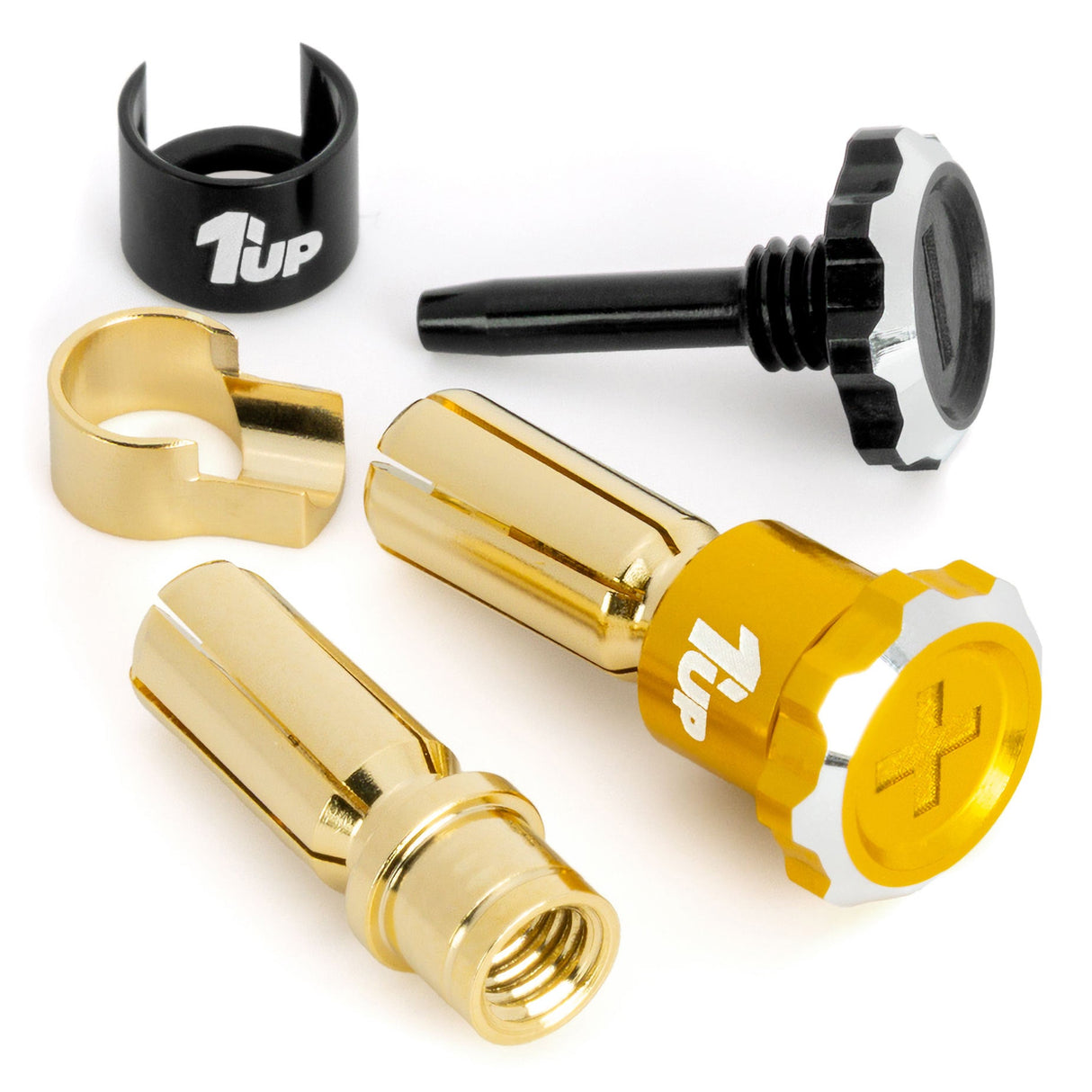 1up Racing Lockdown Adjustable Bullet Plugs
