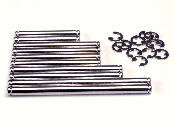Traxxas 1939 Jeu de broches de suspension avec E-Clip