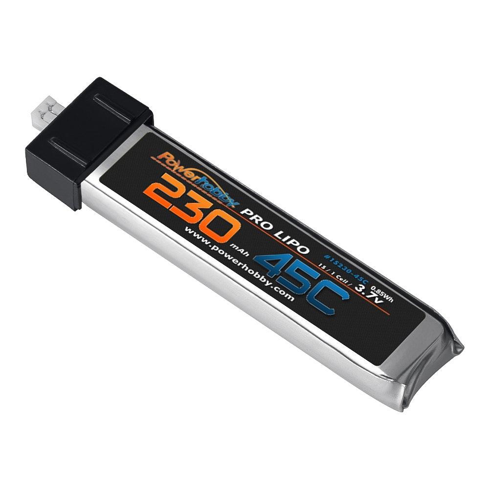 Powerhobby 1S 3.7V 230Mah 45C Lipo Battery 4 Pack