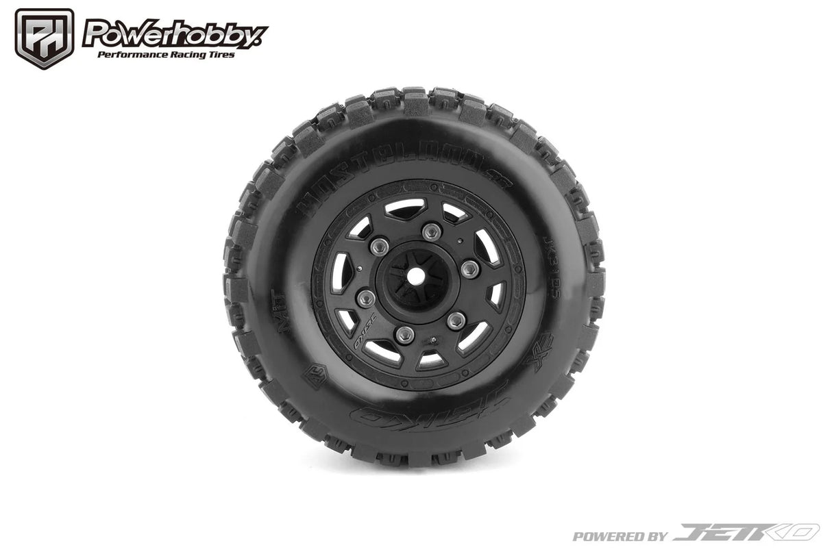 Powerhobby PHB3105CBMSGB WASTELAND SC Belted Tires (2) with Removable Hex Wheels