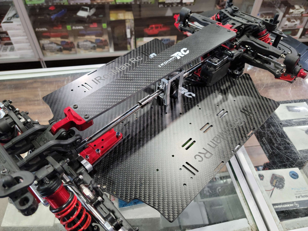 Châssis large en fibre de carbone IRonManRc Limitless V2 avec renfort supérieur