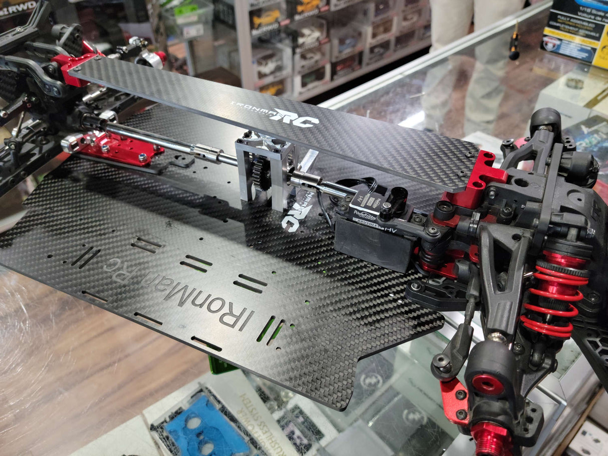 Châssis large en fibre de carbone IRonManRc Limitless V2 avec renfort supérieur