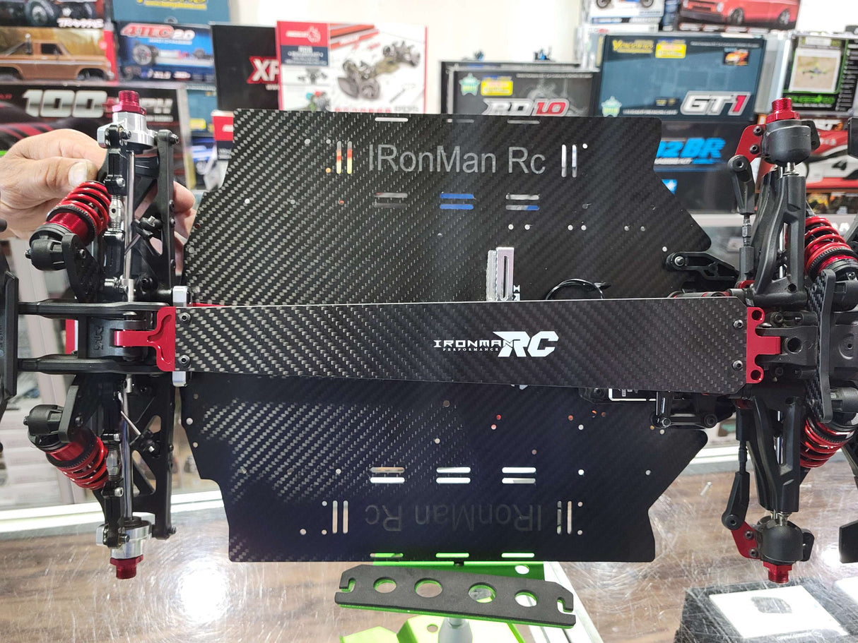 Châssis large en fibre de carbone IRonManRc Limitless V2 avec renfort supérieur