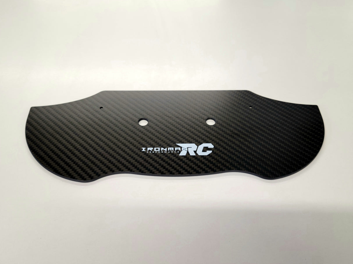 IronManRc Hobao Vte2 1/7 Divisor ancho frontal de fibra de carbono para cuerpos de plástico Delta 1/7