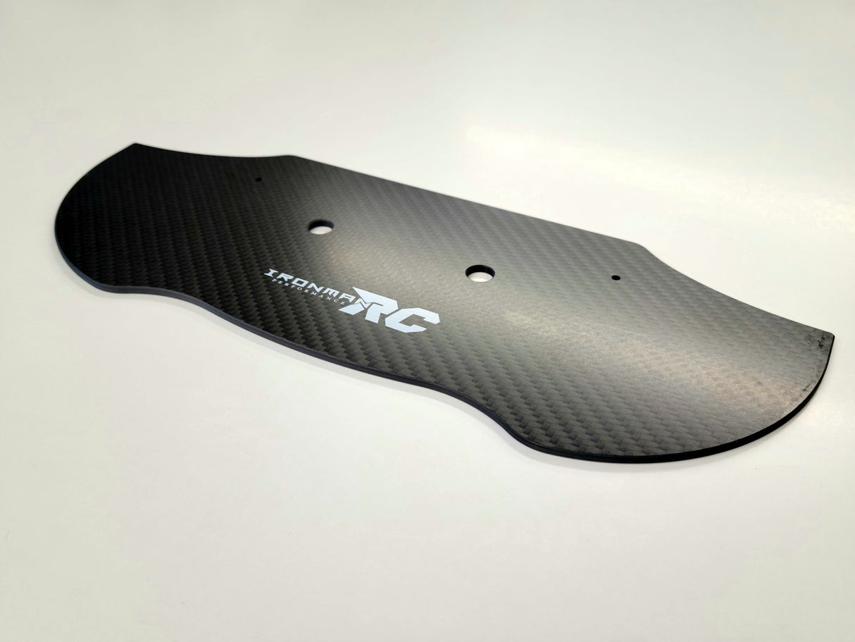 IronManRc Hobao Vte2 1/7 Divisor ancho frontal de fibra de carbono para cuerpos de plástico Delta 1/7