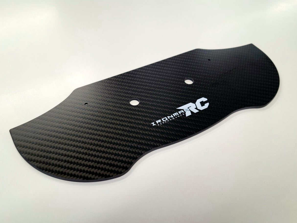 IronManRc Hobao Vte2 1/7 Divisor ancho frontal de fibra de carbono para cuerpos de plástico Delta 1/7
