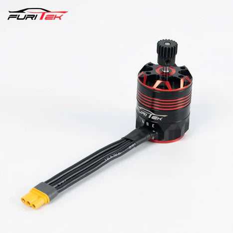 FURITEK FUR-2607 BRUSHLESS SENSORED MOTOR IMPULSE 2835 1/8inch shaft w/Waterproof w/pinion 5600KV FOR 1/18 1/12 RC CAR