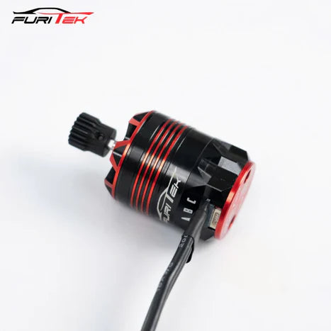 FURITEK FUR-2607 BRUSHLESS SENSORED MOTOR IMPULSE 2835 1/8inch shaft w/Waterproof w/pinion 5600KV FOR 1/18 1/12 RC CAR