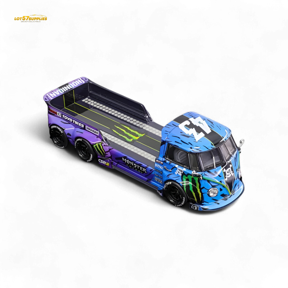 Liberty 64 VW Trailer - Monster Livery 1:64