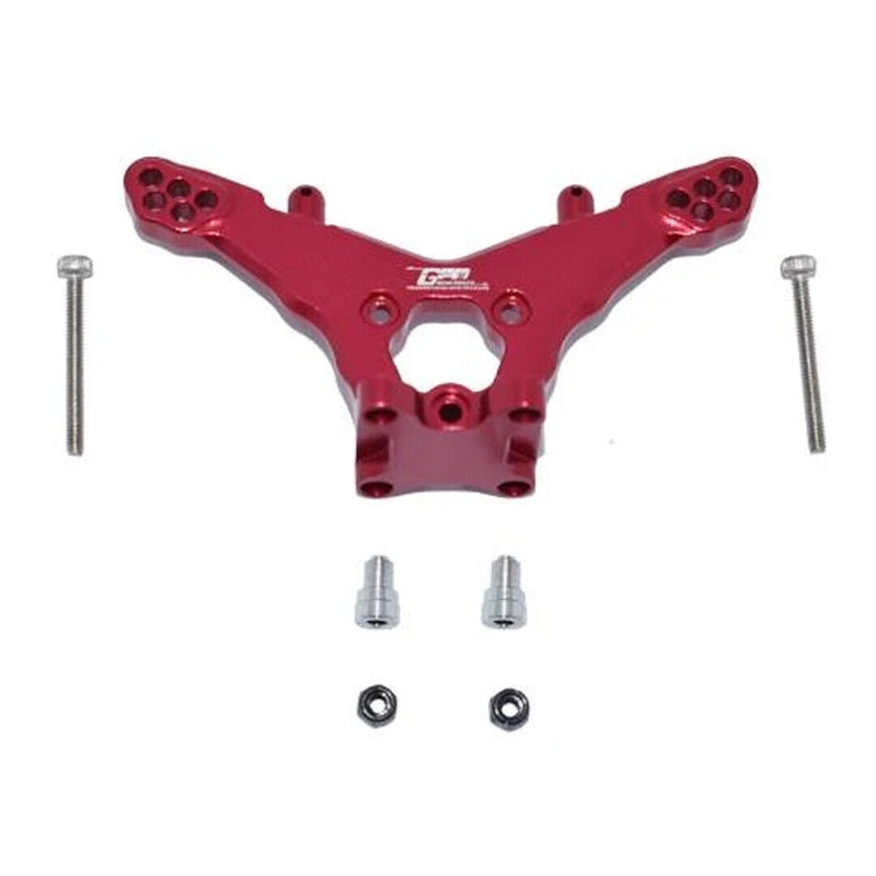 GPM Racing LM030-R Aluminum Rear Damper Mount Red : Losi 1/18 Mini-T 2.0