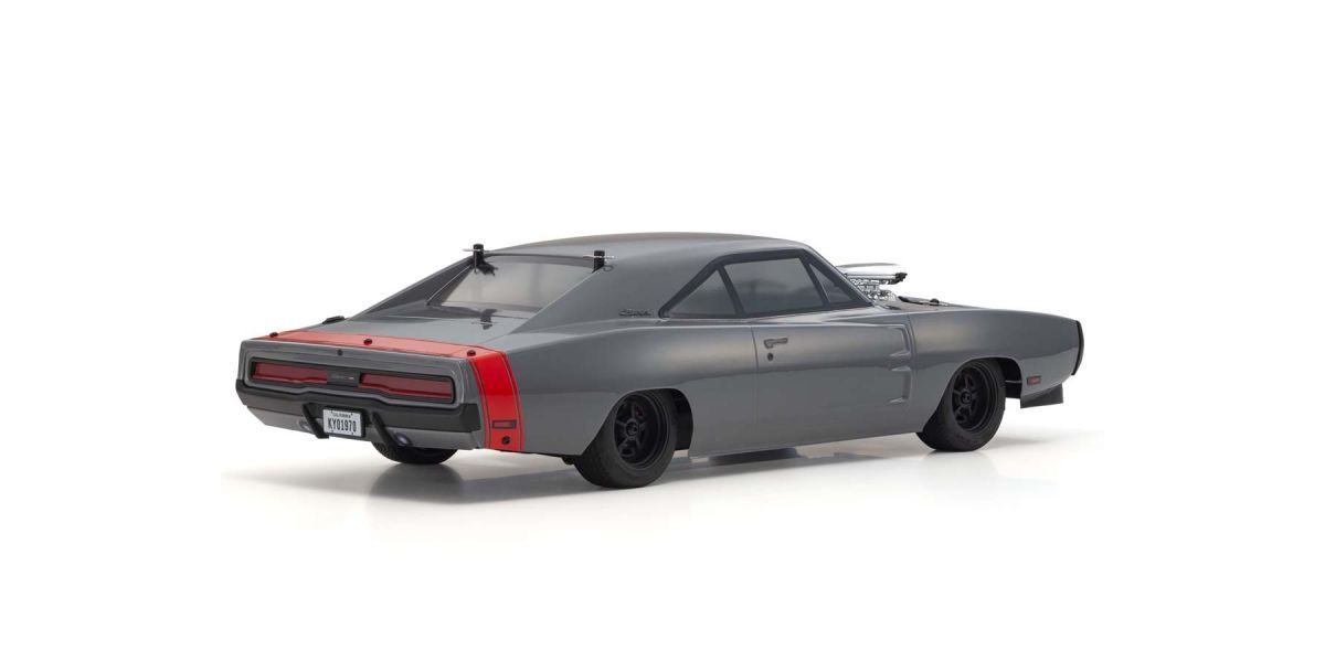KYOSHO 1/10 Scale Radio Controlled Electric Powered 4WD FAZER Mk2 FZ02L VE Series Readyset 1970 Dodge Charger Supercharged VE Gray 34492T1C