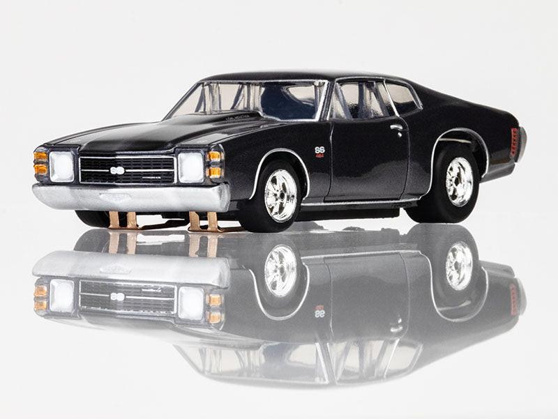 AFX 1972 Chevelle SS454 Black 22087 HO Scale Slot Car MegaG Mega G+