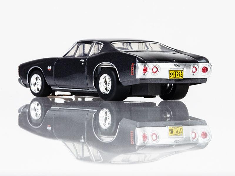 AFX 1972 Chevelle SS454 Black 22087 HO Scale Slot Car MegaG Mega G+