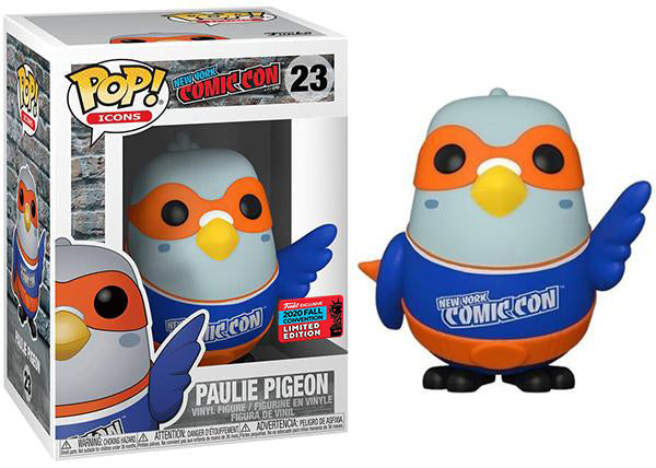 Paulie Pigeon (Blue, New York Comic Con, Icons) 23 - 2020 Fall Convention Exclusive