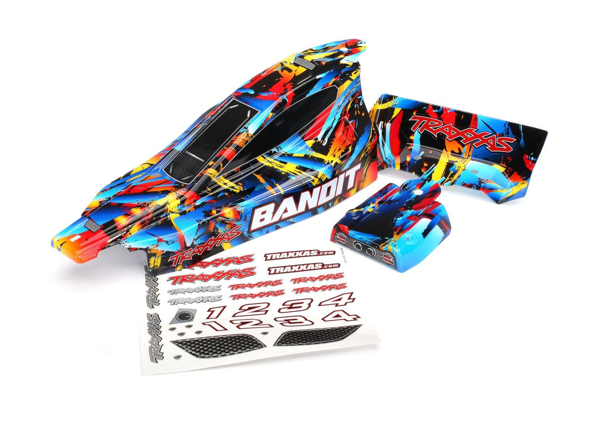 TRAXXAS 2448 BODY BANDIT RNR DECALS APPLIED