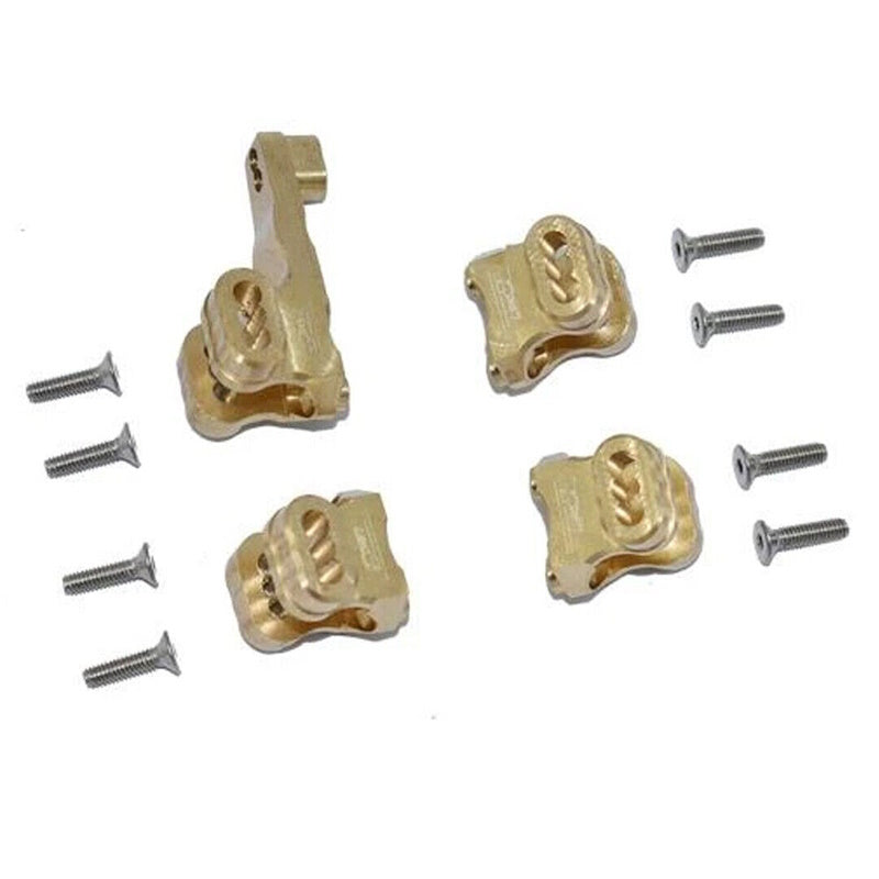 GPM TXM024N-BK Brass F & R Axle Mount Set For Suspension Links : TRX-4 Crawlers