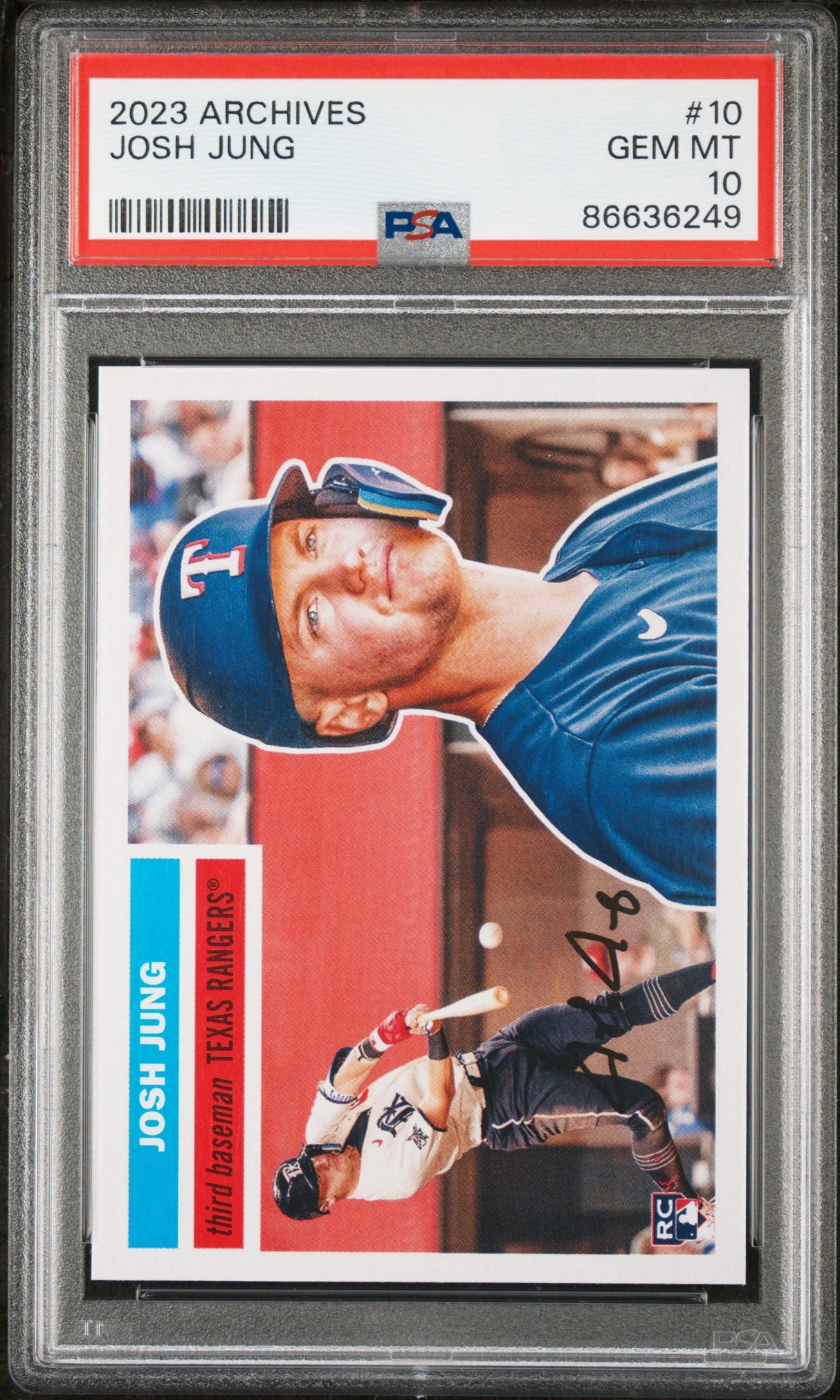2023 TOPPS ARCHIVES JOSH JUNG #10 - PSA 10