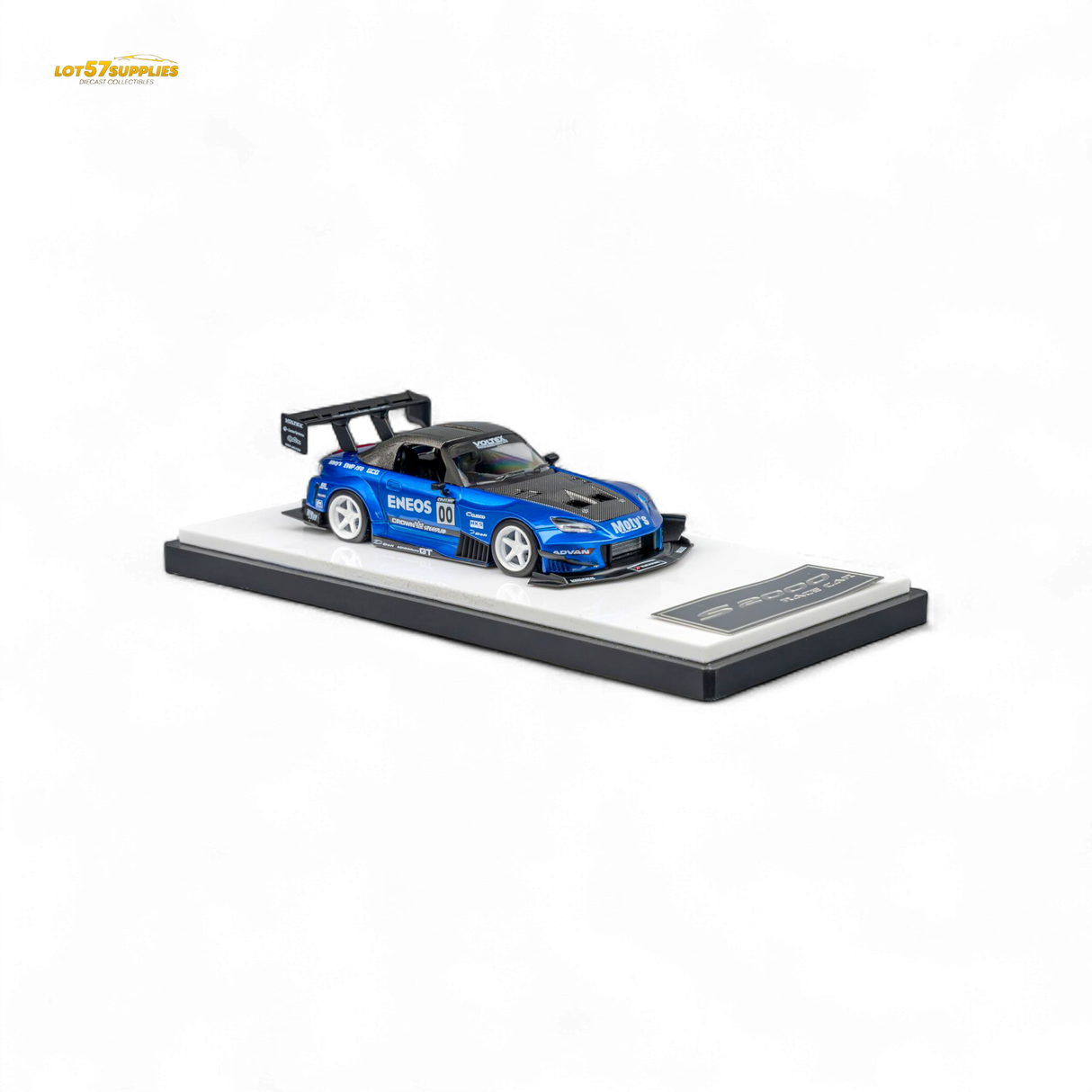 MicroTurbo Honda S2000 ENEOS #00 TOP FUEL - Candy Blue 1:64